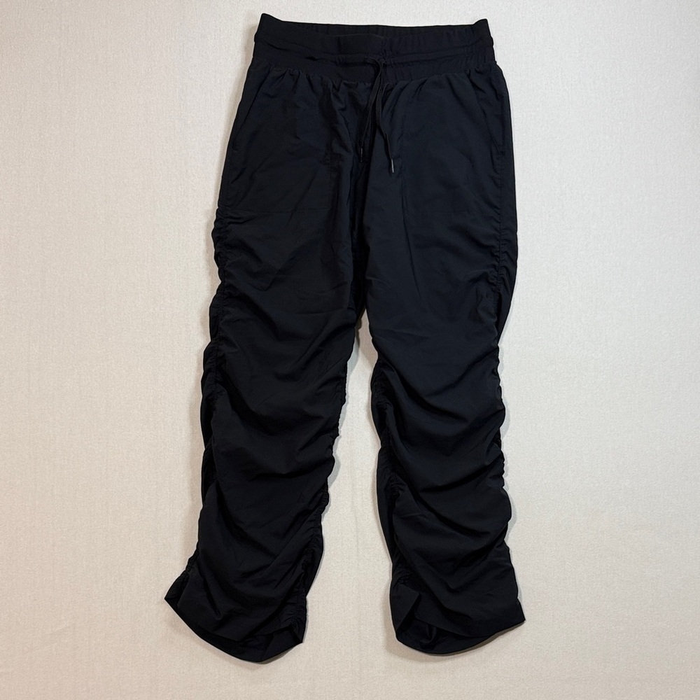 Marika Black Ruched Joggers